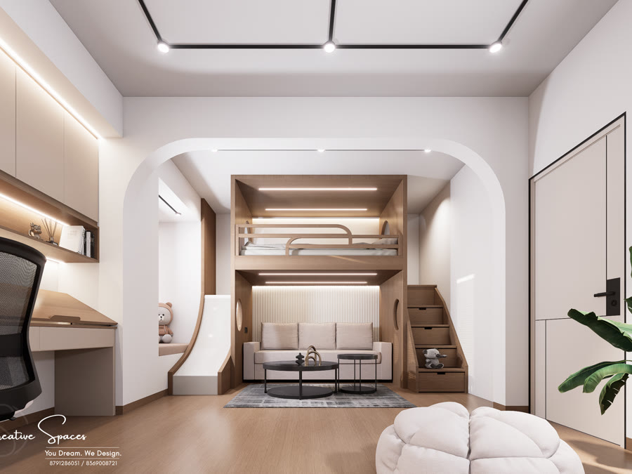 Rahil Residence kids' room, Bhopal