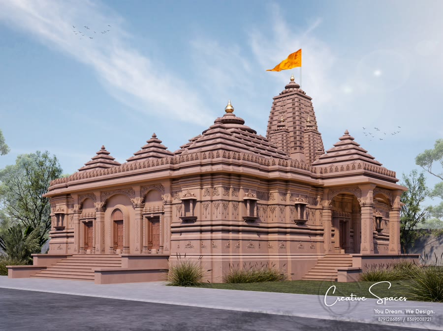 Temple facade, Ratlam